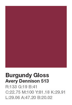 Avery 513 Burgundy Red